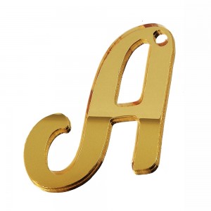 PEND-LETTERA "A" CM 4H PLEX SPECCH-ORO (SFUSO IMBUST.)          