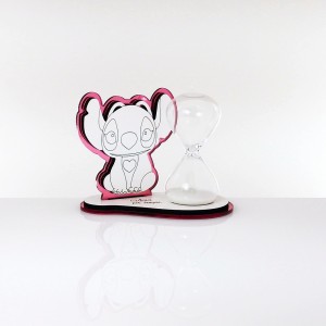 Folletto girl clessidra plex specchio rosa