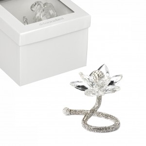 Ramo piccolo con strass e fiore in cristallo