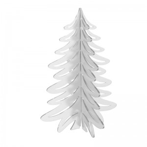 Albero di natale medio in plex bianco - cm 22 x 30 h