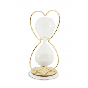 Clessidra grande a cuore oro