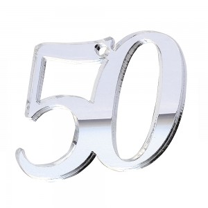PEND-NUMERO"50" CM 4H PLEX SPECCH-ARG (SFUSO IMBUST.)           