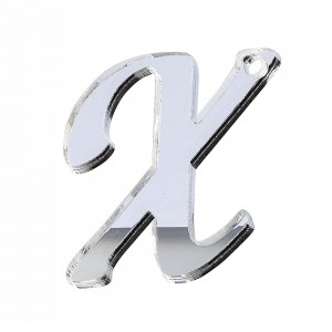 PEND-LETTERA "X" CM 4H PLEX SPECCH-ARG (SFUSO IMBUST.)          