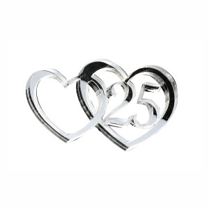 APPLICAZ. DOPPIO CUORE C/25¡CM 4*4 PLEX ARG. (SFUSO IMBUST.)