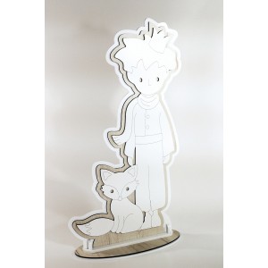 Piccolo principe sagoma da appoggio plex legno avorio