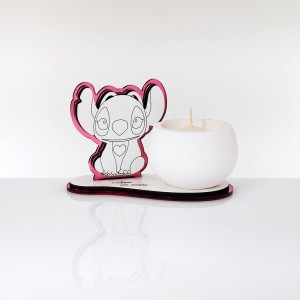 Folletto girl clessidra plex specchio rosa