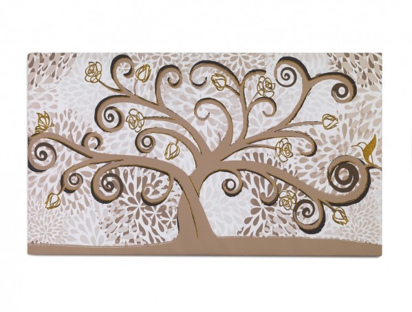 Artitalia Pannello decorativo con albero della vita realizzato in legno  155x65