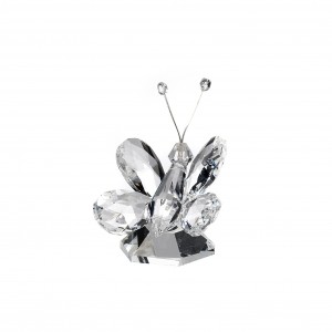 Butterfly  small in clear crystal