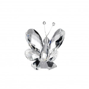 Butterfly  medium in clear crystal