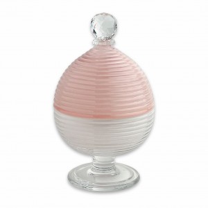 Karma / Scatola grande pumo vetro cipria pomello cristallo