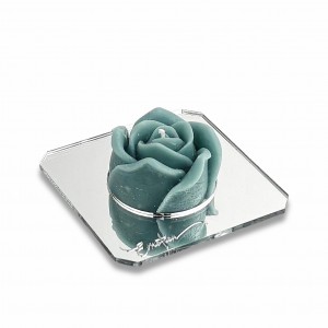 Emotion / Rosa media cera di soia polvere - base plex argento