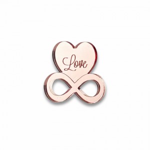 Magic / Applicazione cuore-infinito plex rosegold