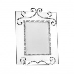 Small picture-frame glass and silver metal