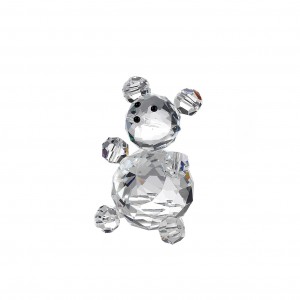 Teddy bear small in clear crystal